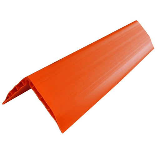 LONG HEAVY DUTY CORNER PROTECTOR 800MM X 190 X 190 X 19MM THICK ORANGE - Jackson Handling Ltd