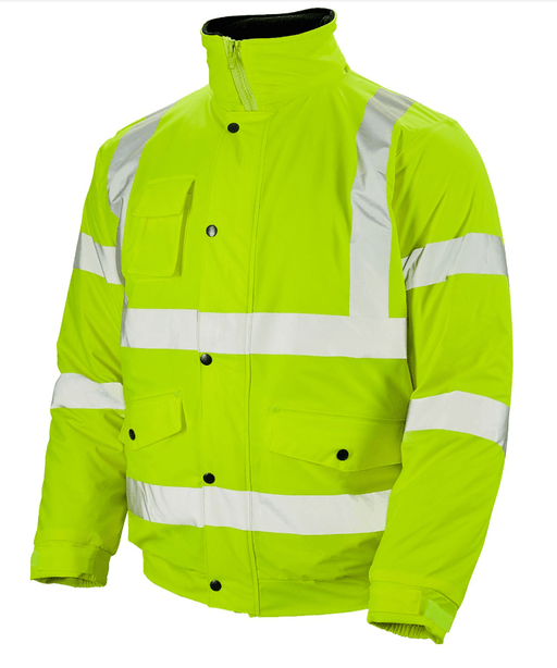 Storm - Flex® Hi Vis Yellow PU Bomber Jacket - Jackson Handling Ltd