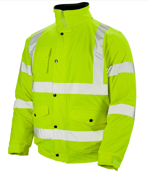 Storm - Flex® Hi Vis Yellow PU Bomber Jacket - Jackson Handling Ltd