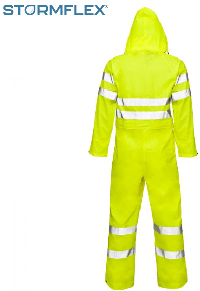 Stormflex Hi Vis Yellow PU Coverall - Jackson Handling Ltd