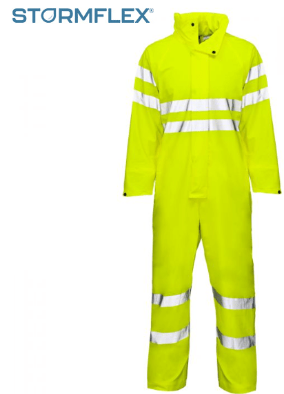 Stormflex Hi Vis Yellow PU Coverall - Jackson Handling Ltd