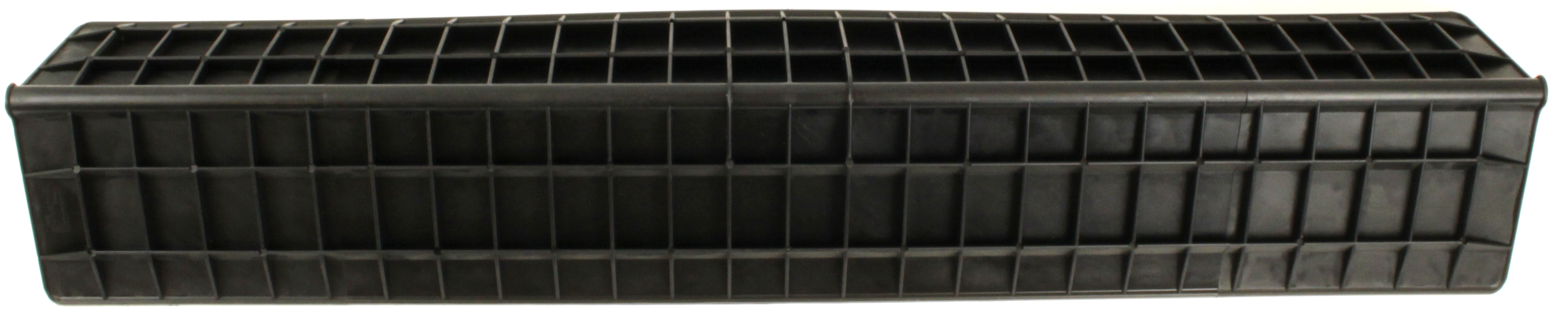 Long Heavy duty Corner Protector 800mm X 180mm X 140mm X 5mm Thickness  Black with eternal ribs