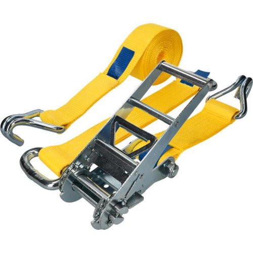 10T Car transporter strap with steel eye diverter - Jackson Handling Ltd