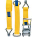10T Car transporter strap with steel eye diverter - Jackson Handling Ltd