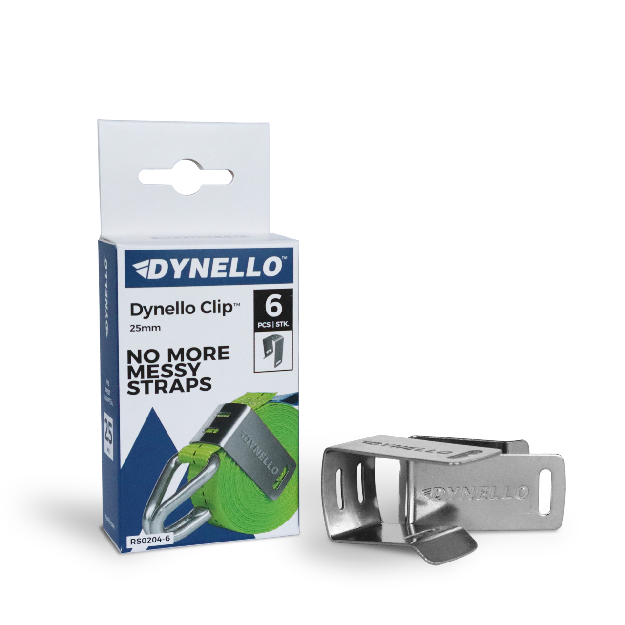 DYNELLO Clip 25mm Steel 6-Pack Strap Clamp