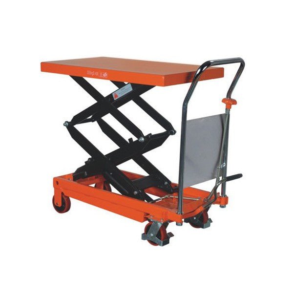 DOUBLE SCISSOR LIFT TABLE TRUCK 610MM X 1220MM 700KG - Jackson Handling Ltd