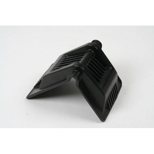 HEAVY DUTY PLASTIC CORNER PROTECTOR – 150MM X 185MM X 140MM BLACK WITH EXTERNAL RIBS – ONLY AVAILABLE IN WHITE CURRENTLY - Jackson Handling Ltd