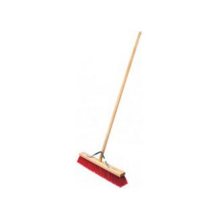 RED PVC FLAT TOP BROOMS (PK 8) - Jackson Handling Ltd