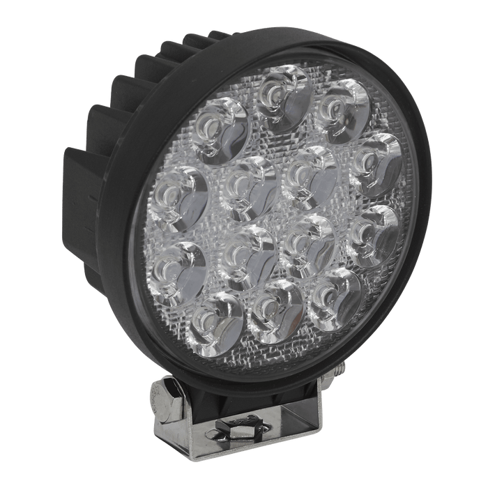 ROUND WORK LIGHT WITH MOUNTING BRACKET 42W LED - Jackson Handling Ltd